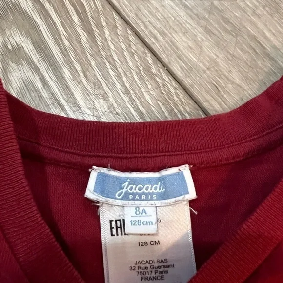 Jacadi Paris Boys Tee Shirt Size 8 Short Sleeves - Picture 4 of 4